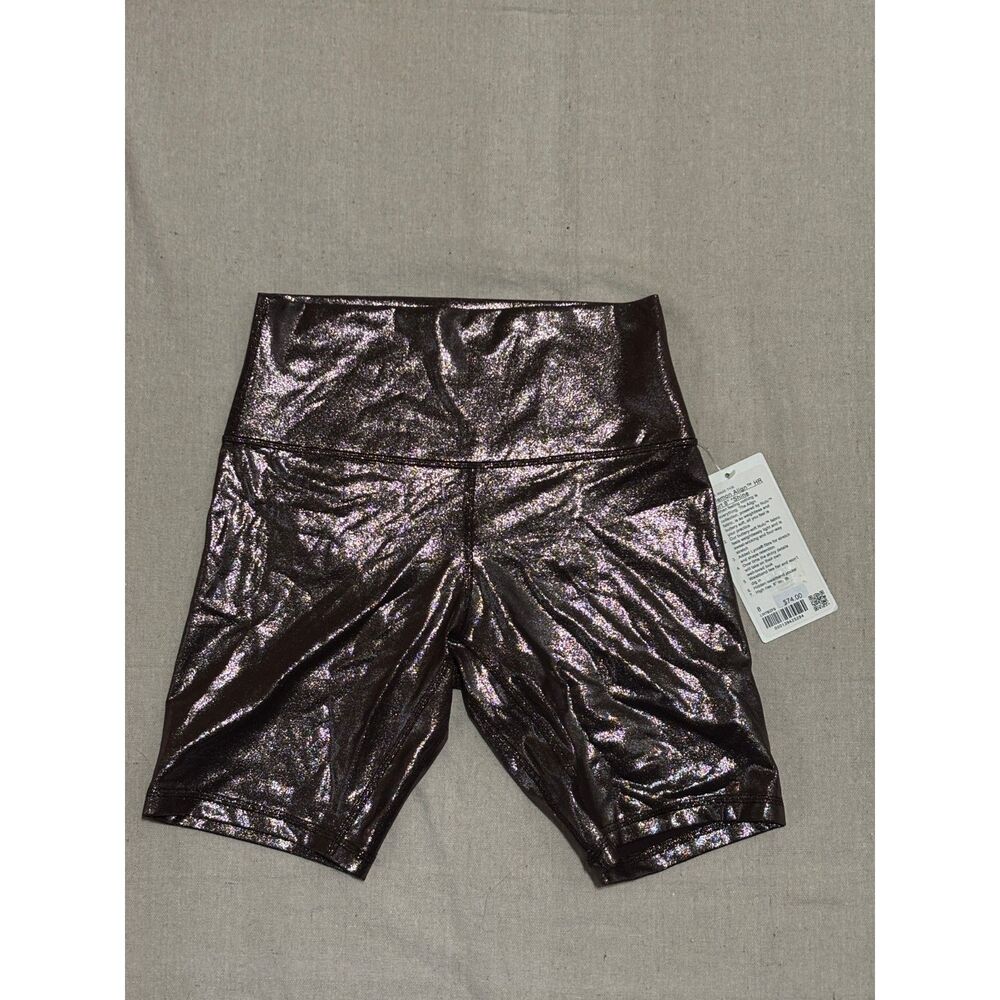 lululemon Align High Rise Short 8in Shine Size 8 French Press NWT W7BZFS - Picture 4 of 6